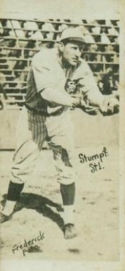 1921 Frederick Foto Service Stumpf # Baseball Card