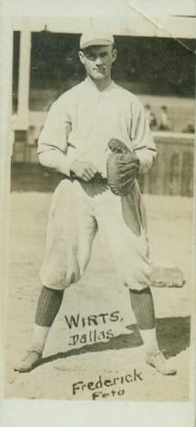 1921 Frederick Foto Service Kettle Wirts # Baseball Card