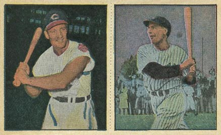 1951 Berk Ross Panel Rosen/Rizzuto #1-1/1-3 Baseball Card