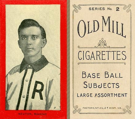 1910 Old Mill Series 2 (Virginia League) Eugene Neuton # Baseball Card