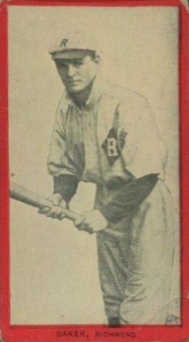 1910 Old Mill Series 2 (Virginia League) William Baker # Baseball Card