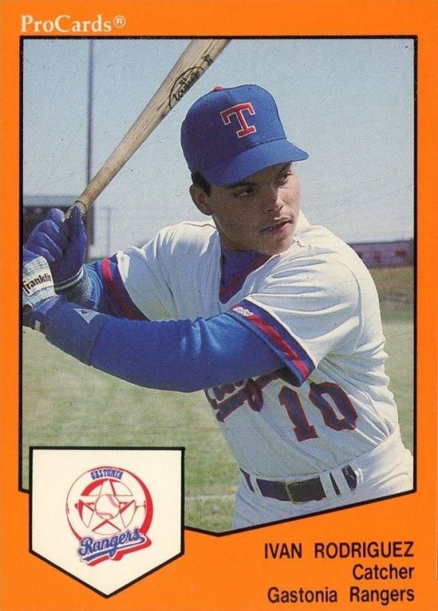 1989 Procards Gastonia Rangers Ivan Rodriguez #1006 Baseball Card
