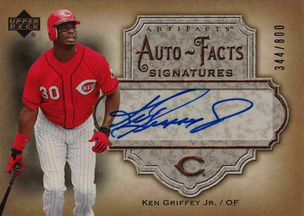 2006 Upper Deck Artifacts Autofacts Ken Griffey Jr. #AF-KG Baseball Card