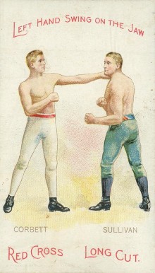 1893 Lorillard Co. Boxing Positions and Boxers Corbett/Sullivan # Other Sports Card
