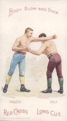 1893 Lorillard Co. Boxing Positions and Boxers Frazer/Daly # Other Sports Card