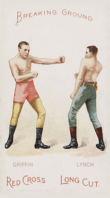1893 Lorillard Co. Boxing Positions and Boxers Griffin/Lynch # Other Sports Card