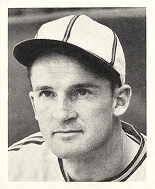 1941 St. Louis Browns Team Issue George Hartley McQuinn #21 Baseball Card