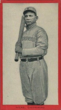 1910 Old Mill Series 5 (Carolina Assn.) Rowe Hicks # Baseball Card