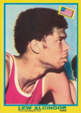 1968 Mira Tuttosport I Campionissimi Lew Alcindor #490 Basketball Card
