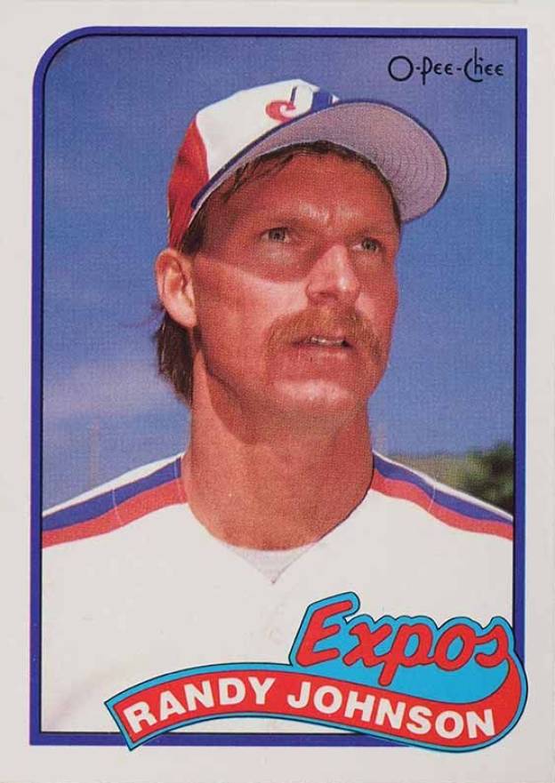 1989 O-Pee-Chee Randy Johnson #186 Baseball Card