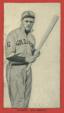 1910 Old Mill Series 7 (E. Carolina League) Al Kaiser # Baseball Card