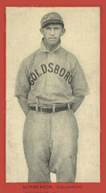 1910 Old Mill Series 7 (E. Carolina League) Gunderson # Baseball Card