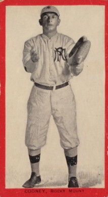 1910 Old Mill Series 7 (E. Carolina League) Cooney # Baseball Card