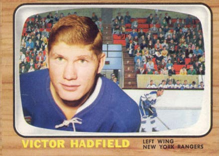 1966 Topps USA Test Victor Hadfield #19 Hockey Card