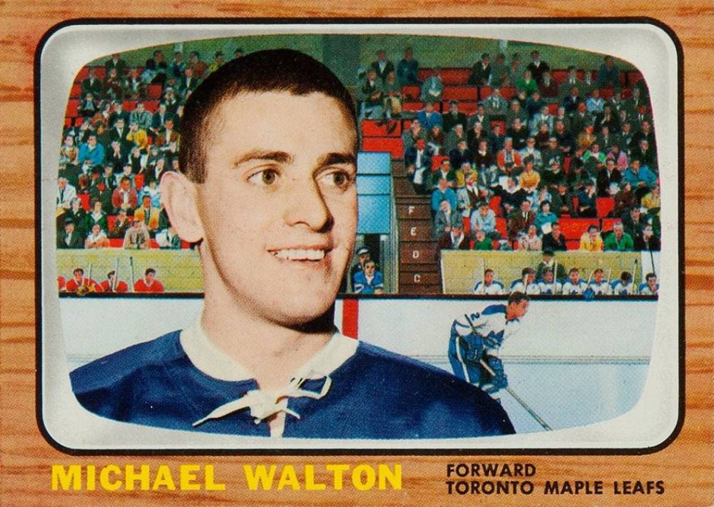 1966 Topps USA Test Michael Walton #14 Hockey Card