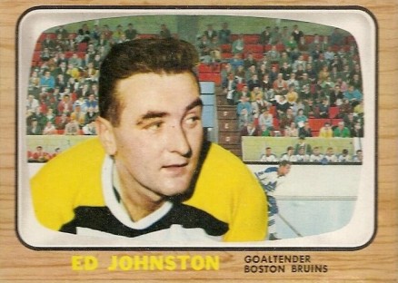 1966 Topps USA Test Ed Johnston #64 Hockey Card