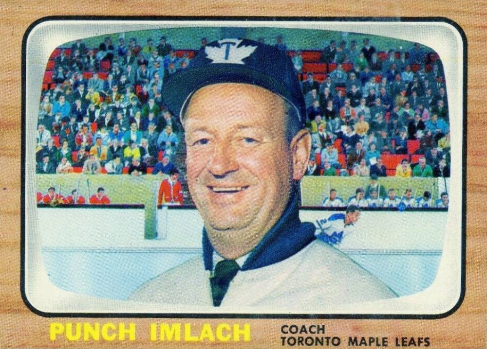 1966 Topps USA Test Punch Imlach #11 Hockey Card