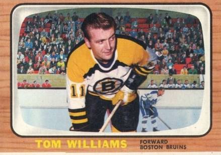 1966 Topps USA Test Tom Williams #38 Hockey Card