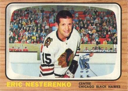 1966 Topps USA Test Eric Nesterenko #60 Hockey Card