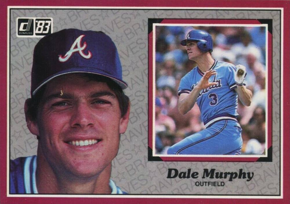 1983 Donruss Action All-Stars Dale Murphy #45 Baseball Card