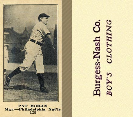 1916 Burgess-Nash Co. Pat Moran #125 Baseball Card
