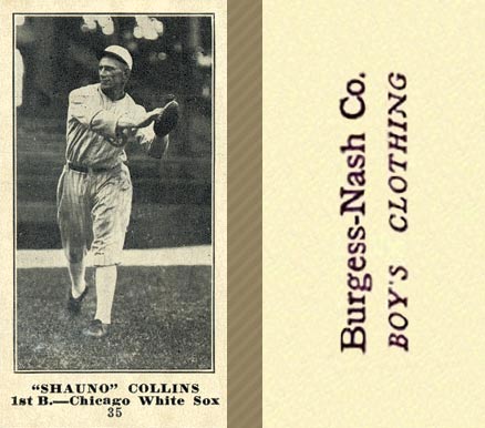 1916 Burgess-Nash Co. Shauno Collins #35 Baseball Card