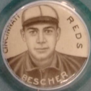1910 Sweet Caporal Pins Bob Bescher # Baseball Card
