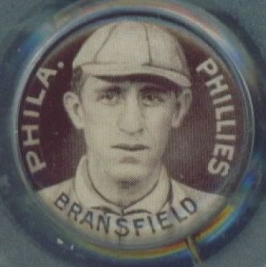 1910 Sweet Caporal Pins Kitty Bransfield # Baseball Card
