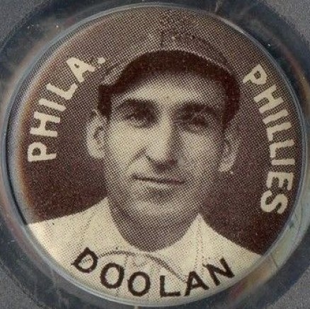 1910 Sweet Caporal Pins Doolan, Phila. Phillies # Baseball Card