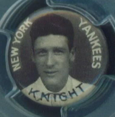 1910 Sweet Caporal Pins Knight, New York Yankees # Baseball Card