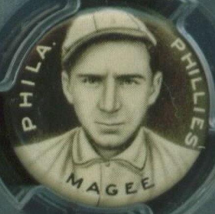 1910 Sweet Caporal Pins Sherry Magee # Baseball Card