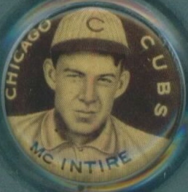 1910 Sweet Caporal Pins Harry McIntire # Baseball Card