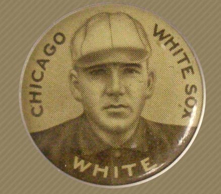 1910 Sweet Caporal Pins Doc White # Baseball Card
