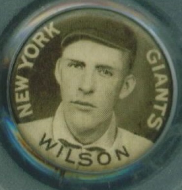 1910 Sweet Caporal Pins Wilson, New York Giants # Baseball Card