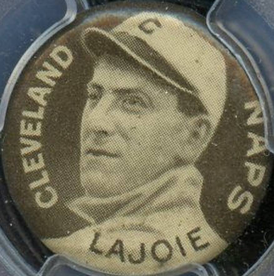 1910 Sweet Caporal Pins Lajoie, Cleveland Naps # Baseball Card