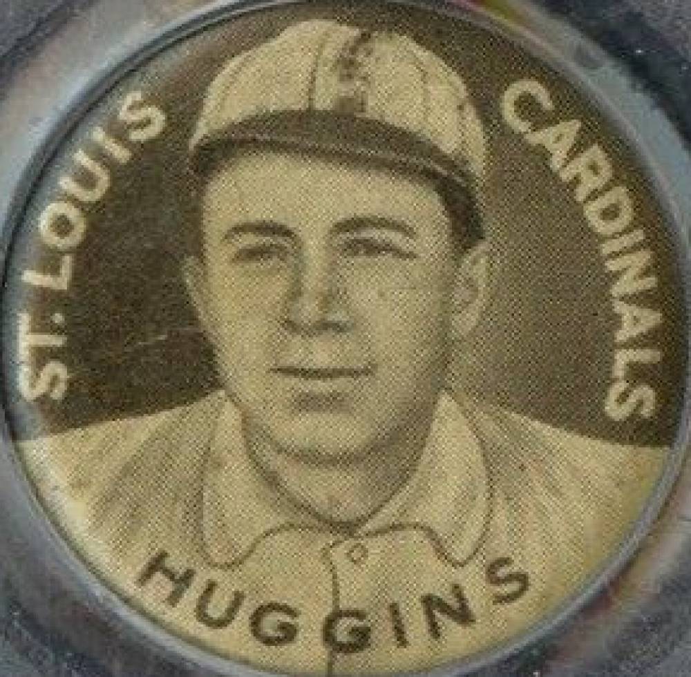 1910 Sweet Caporal Pins Huggins, St. Louis Cardinals # Baseball Card