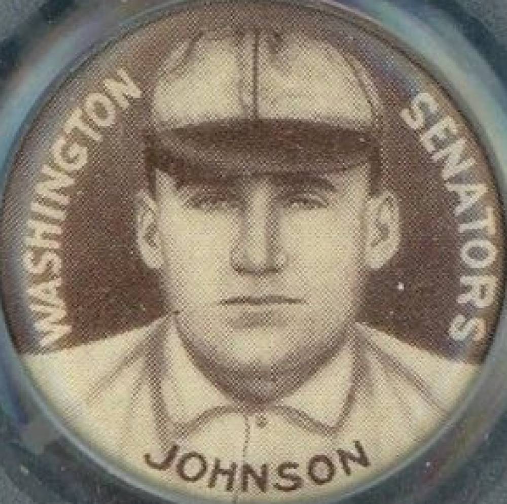 1910 Sweet Caporal Pins Johnson, Washington Senators # Baseball Card