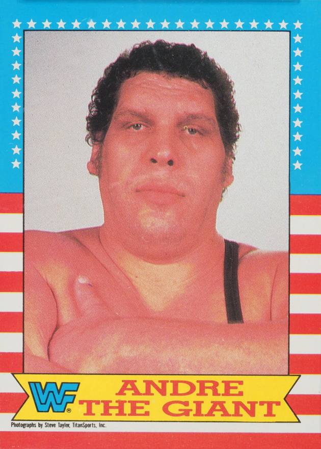 1987 O-Pee-Chee WWF Wrestling  Andre The Giant #2 Other Sports Card