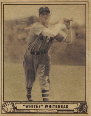 1940 Play Ball (1940-Colorized) "Whitey" Whitehead #92 Baseball Card