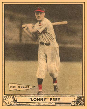 1940 Play Ball (1940-Colorized) Lonny Frey #76 Baseball Card