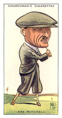 1931 WA & AC Churchman Prominent Golfer-Small Abe Mitchell #29 Golf Card