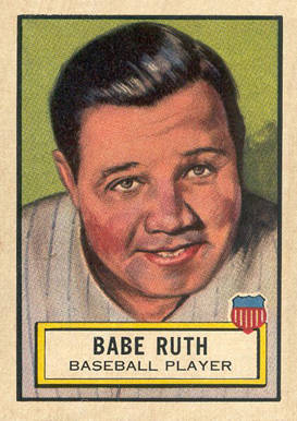 1952 Topps Look N' See Babe Ruth #15 Baseball Card
