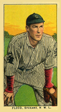 1910 Obak Flood, Spokane N.W.L. # Baseball Card