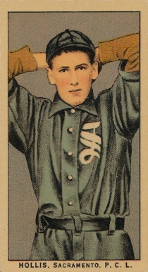 1910 Obak Hollis, Sacrament, P.C.L. # Baseball Card
