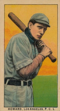 1910 Obak Howard, Los Angeles. P.C.L. # Baseball Card