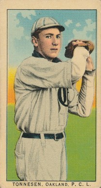 1910 Obak Tonnesen, Oakland P.C.L. # Baseball Card