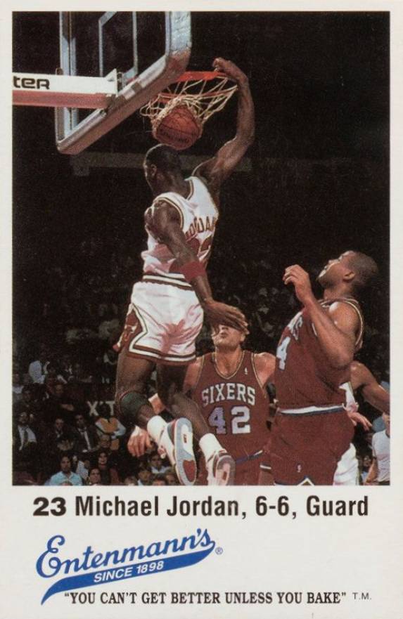 1988 Entenmann's Bulls Michael Jordan #23 Basketball Card