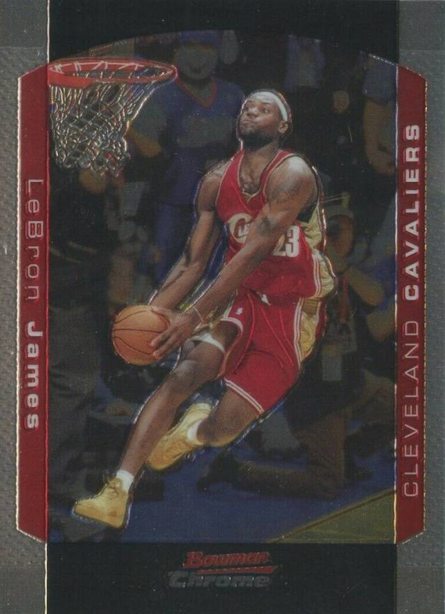 2004 Bowman LeBron James #23 Basketball Card