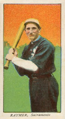 1909 Obak Old English Raymer, Sacramento #61 Baseball Card