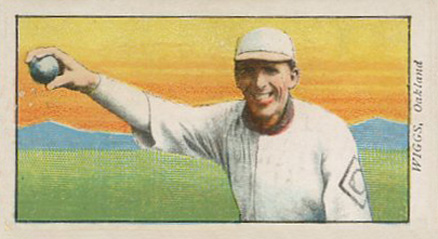 1909 Obak Old English Wiggs, Oakland #71 Baseball Card